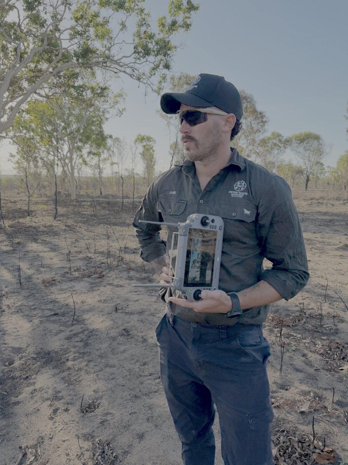 Founder conducting biosecurity operations