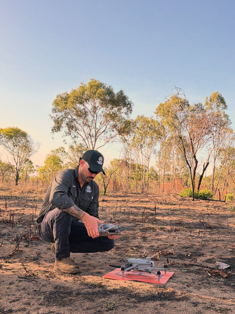 Founder conducting UAS reconnaissance in North Queensland